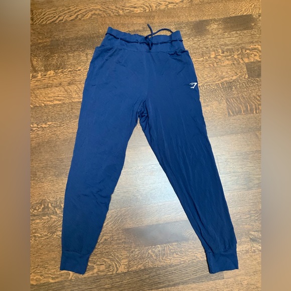 GYMSHARK Vital Seamless 2.0 Joggers Track Pants Navy Blue Women’s Size Small - Picture 7 of 16